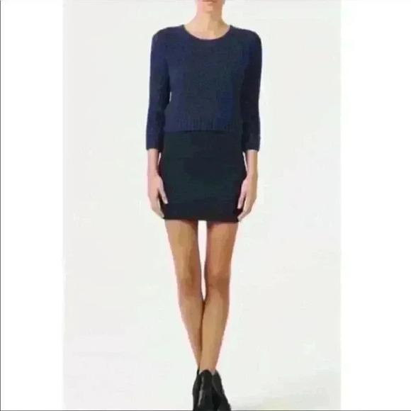 Aritzia Talula Gina Mini Skirt Dark Gray - Picture 2 of 14